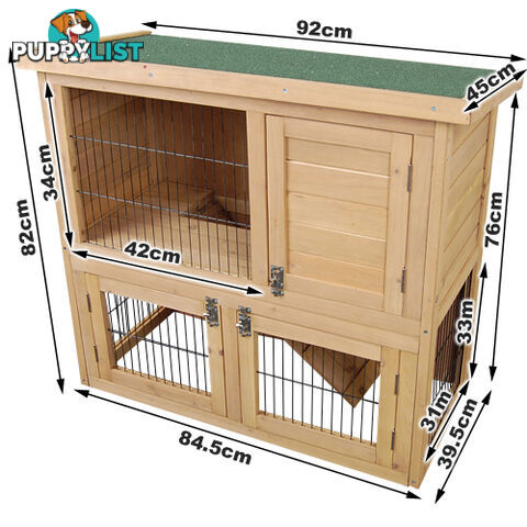 Double Storey Rabbit Hutch