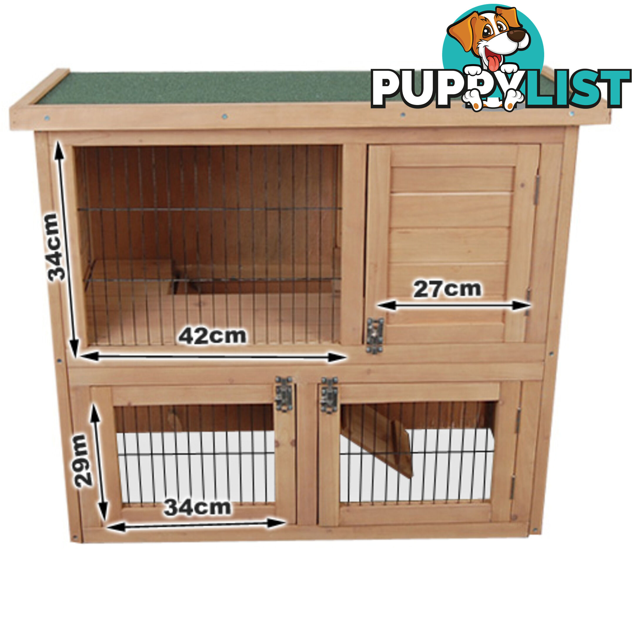 Double Storey Rabbit Hutch