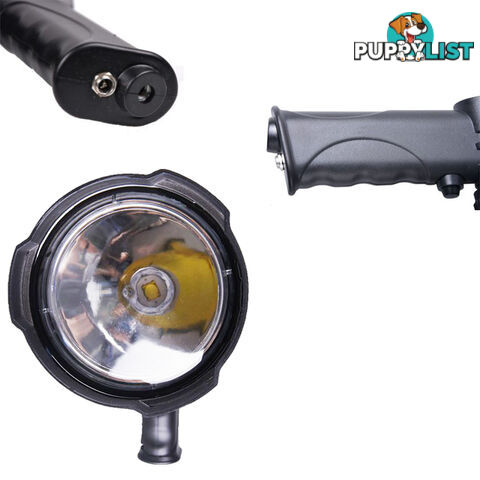 25W CREE LED Handheld Spot Light Rechargeable Spotlight Hunting Shooting 12V