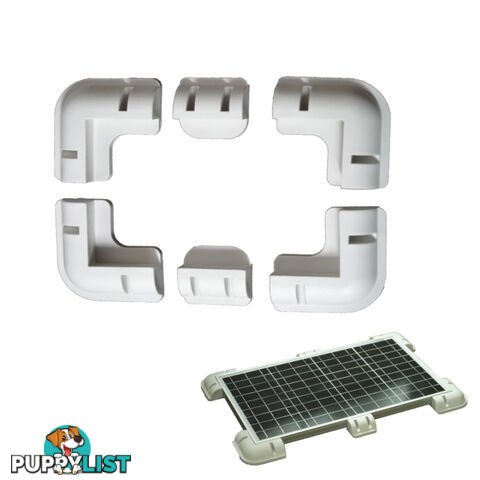 Solar Panel Corner Cable Mounting Bracket Entry Motorhome Caravan RV Boat