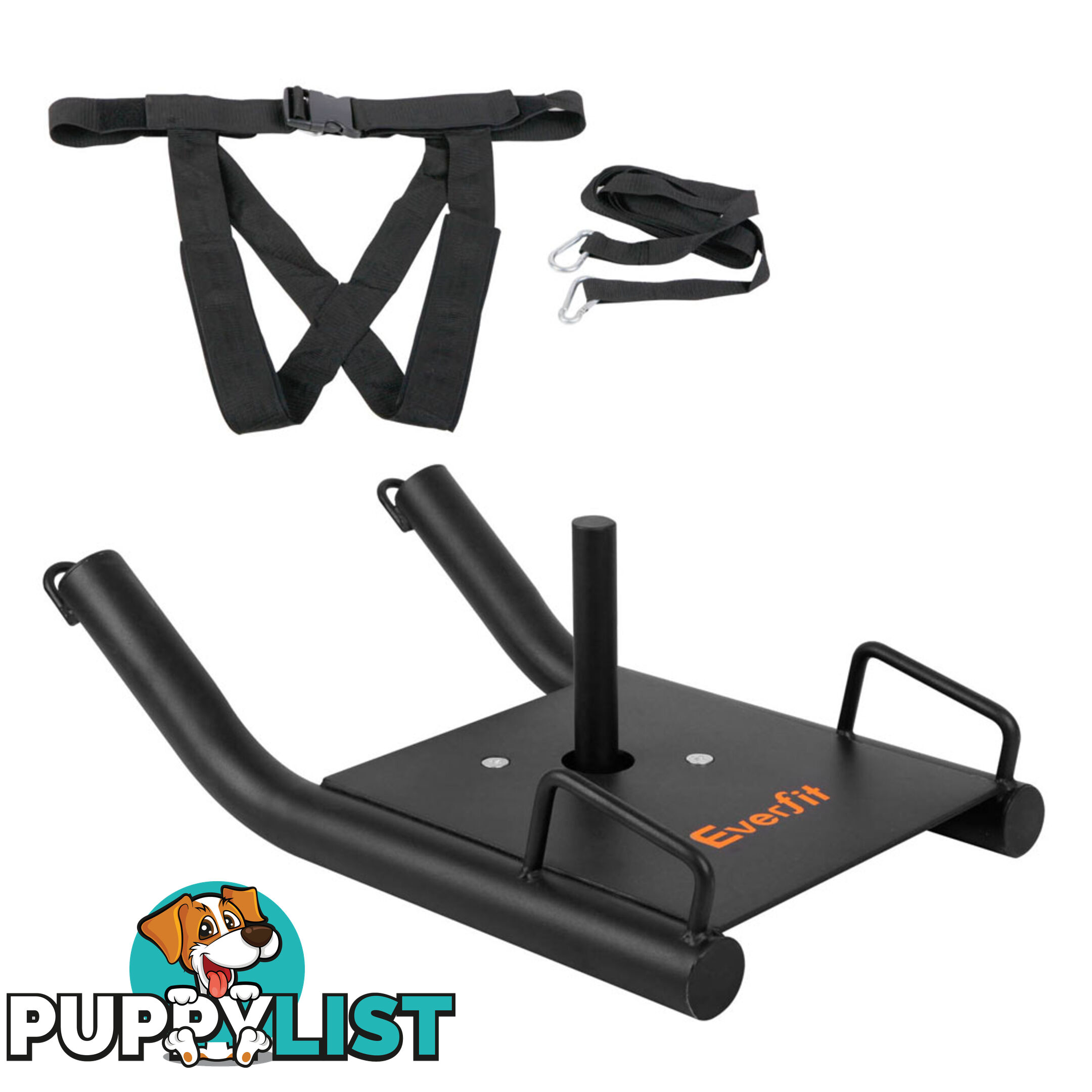 Fitness Power Sled Black