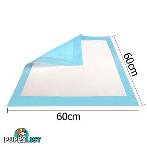 50 Puppy Pet Dog Toilet Training Pads Blue