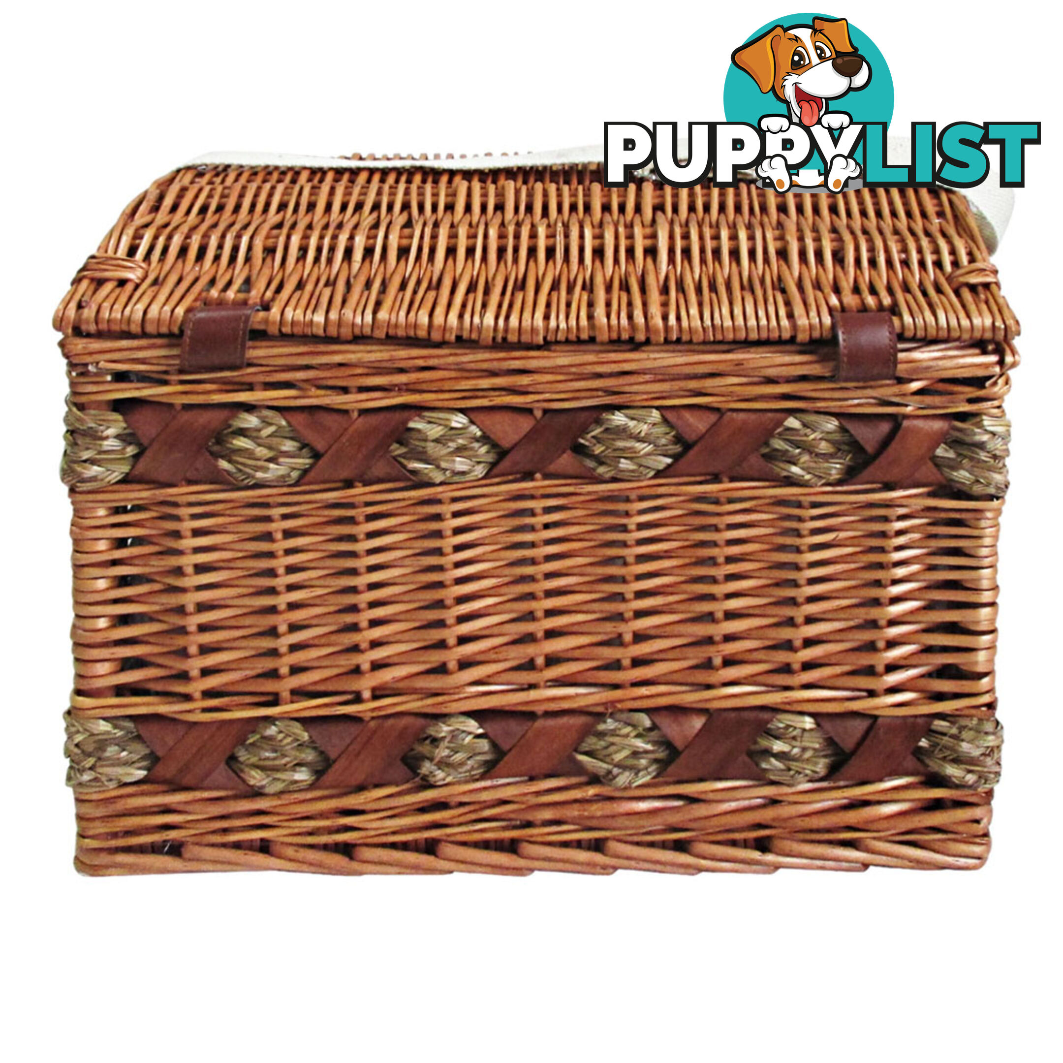 4 Person Picnic Basket Set w/ Cheese Board Blanket