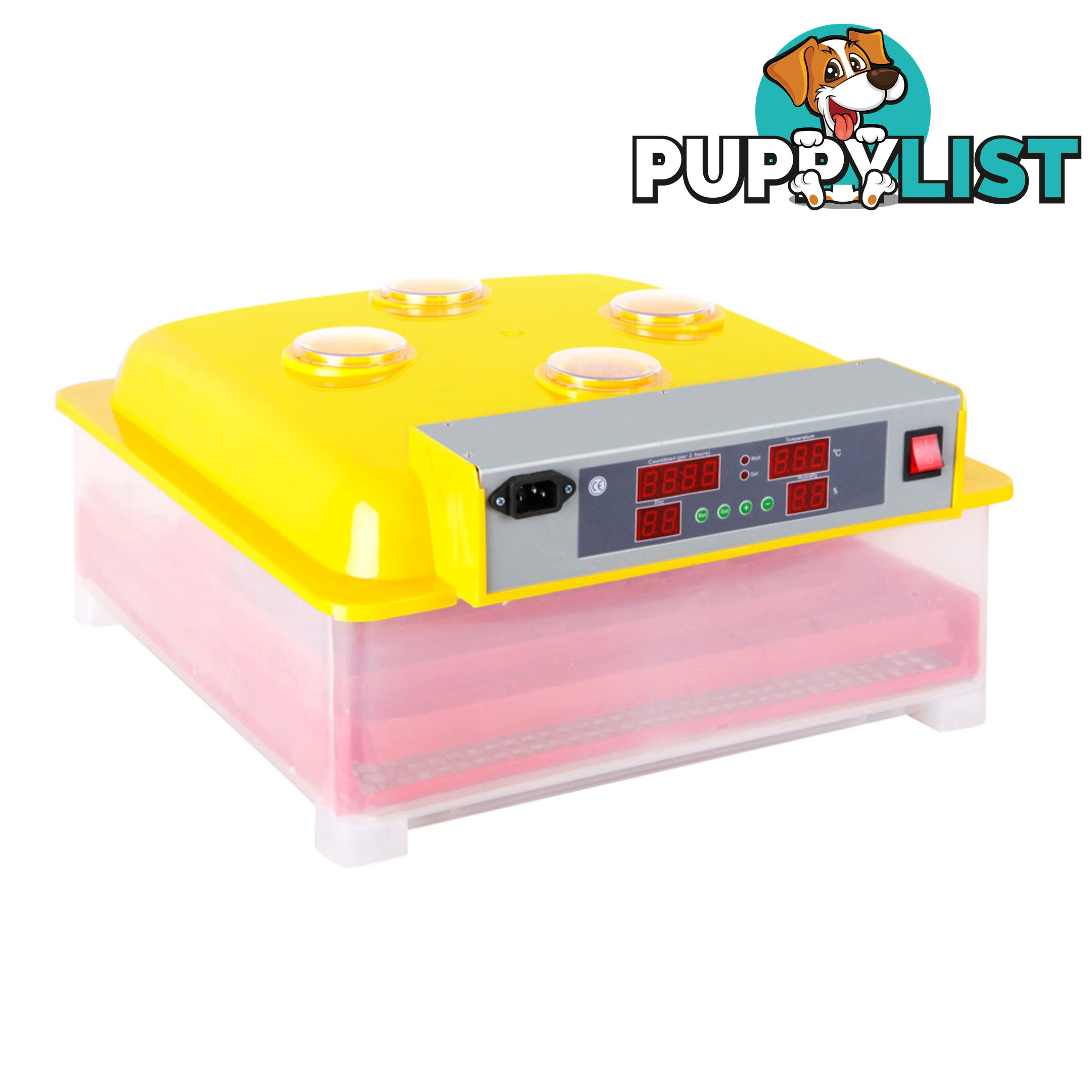 Automatic 60 Egg Incubator Yellow