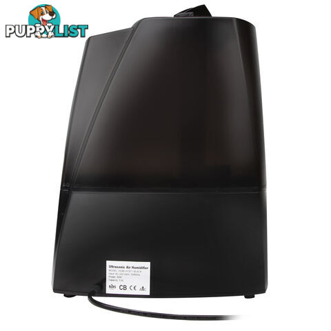 Ultrasonic Cool Mist Air Humidifier 5.8L Black