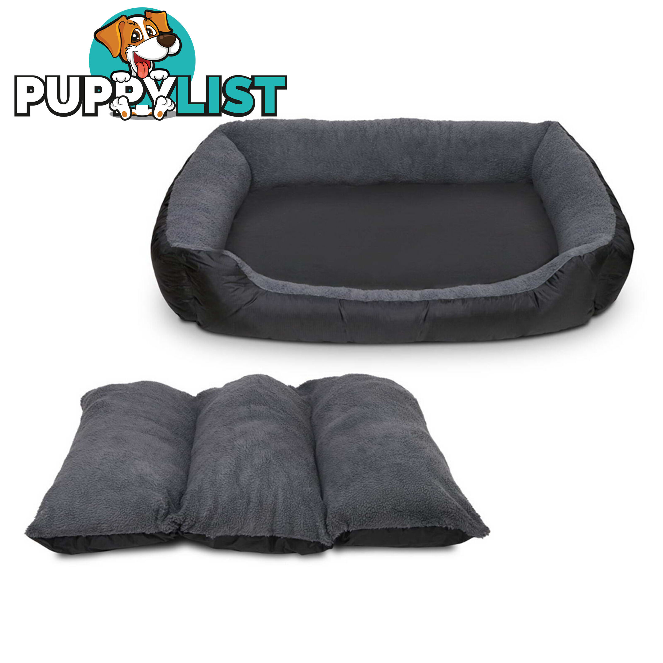 Waterproof Fleece Lined Dog Bed - XXLarge