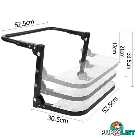 Fully Adjustable Wheel Folding Step Stair