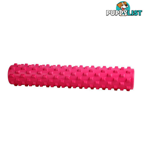 Yoga Gym Pilates EVA Stick Foam Roller Pink 79 x 13cm