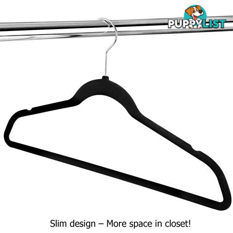 Set of 50 Velvet Coat Hangers