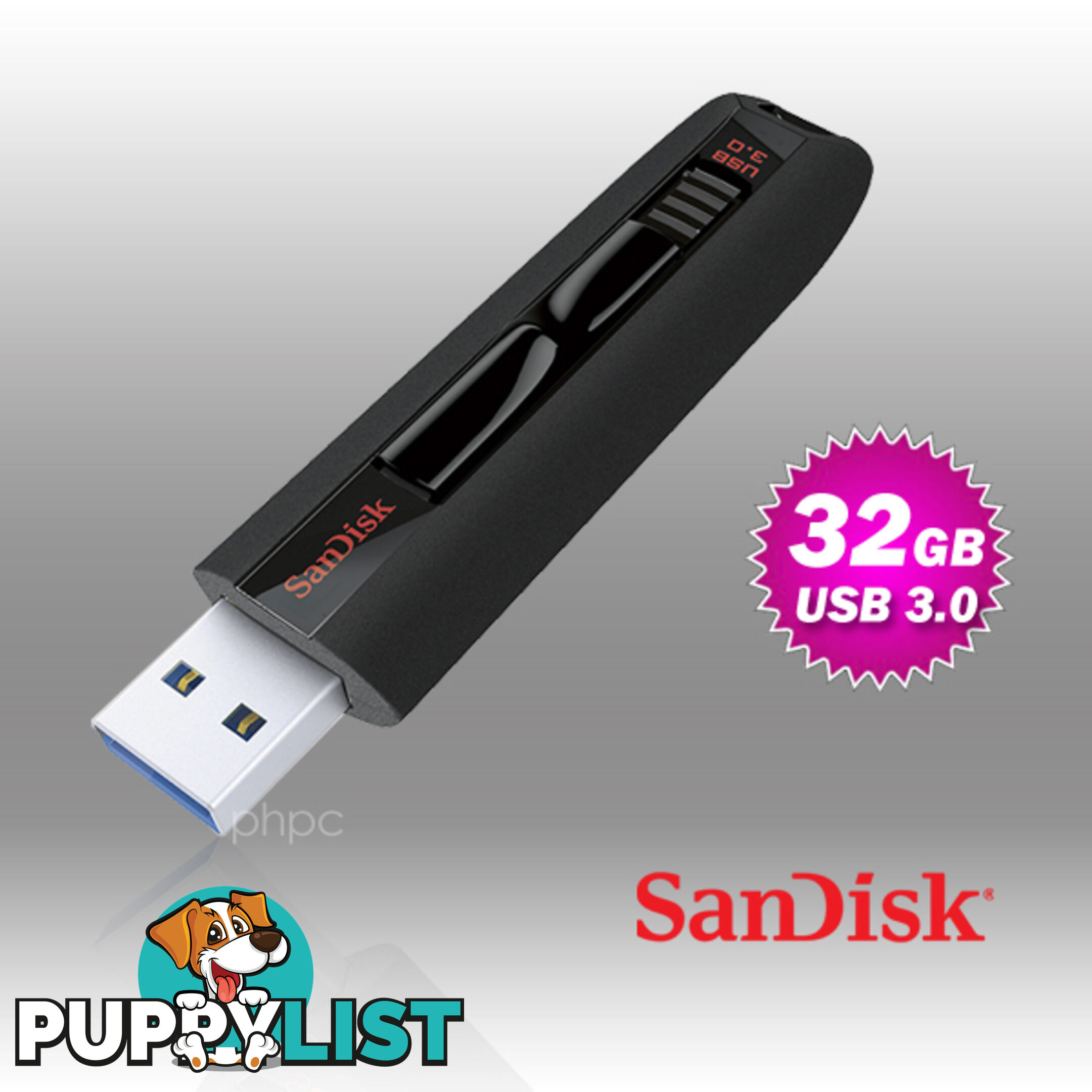 SanDisk Extreme CZ80 32GB USB 3.0 Flash Drive