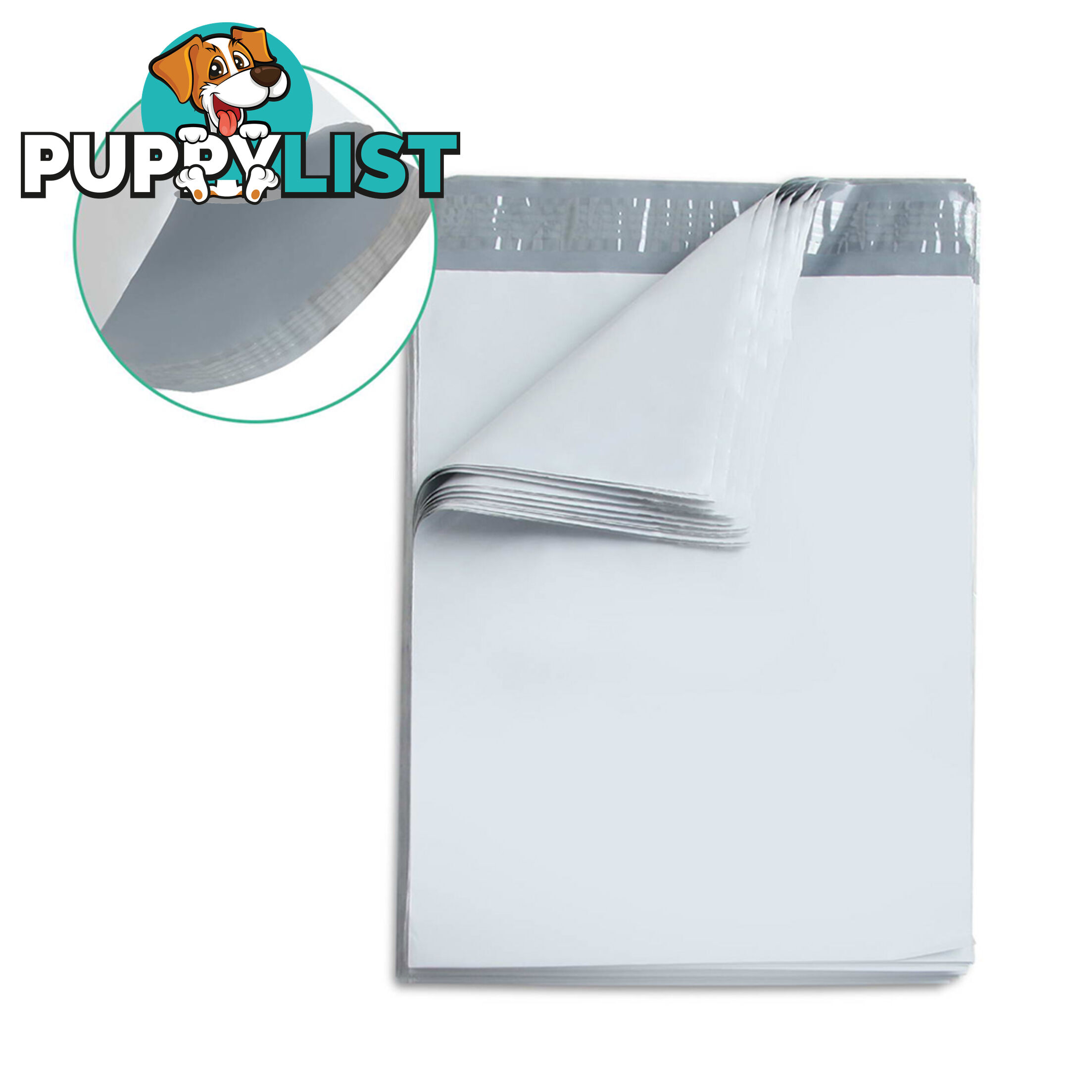 Set of 100 Poly Mailer Bags - 310 x 405mm