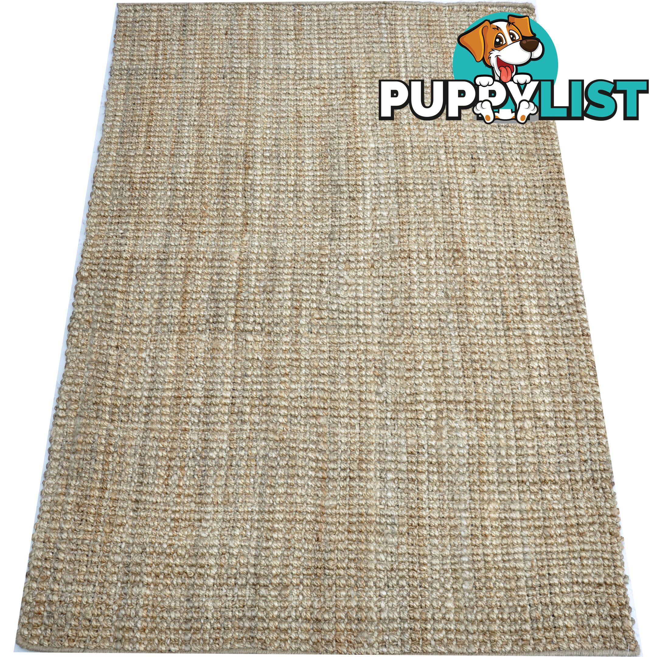 Boculle Thick Jute Rug Natural Jute 190x290cm