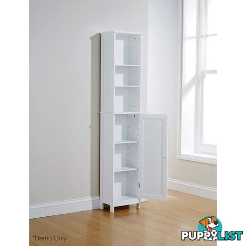 Grace Tall Cupboard in WHITE