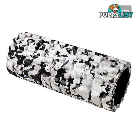 Yoga Gym Pilates EVA Stick Foam Roller Grey 33 x 14cm