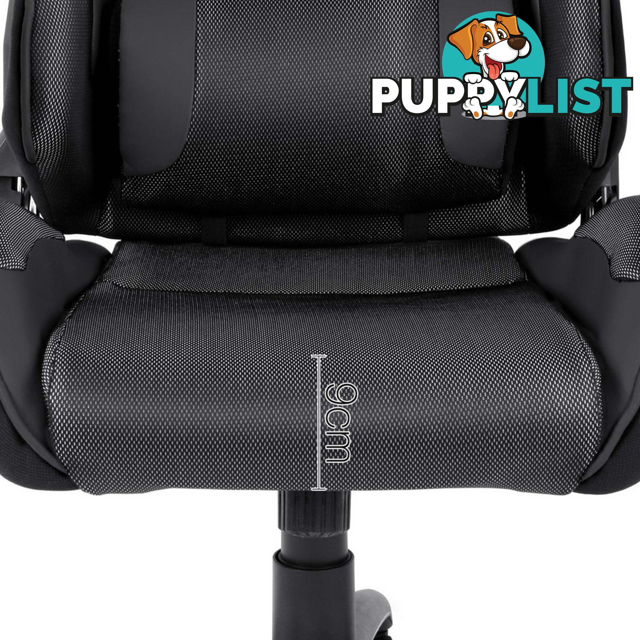 PU Leather & Mesh Reclining Office Desk Gaming Executive Chair - Black