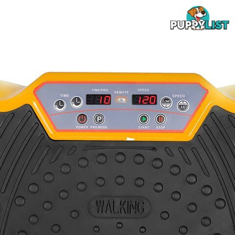 1000W Vibrating Plate with Roller Wheels - Gold