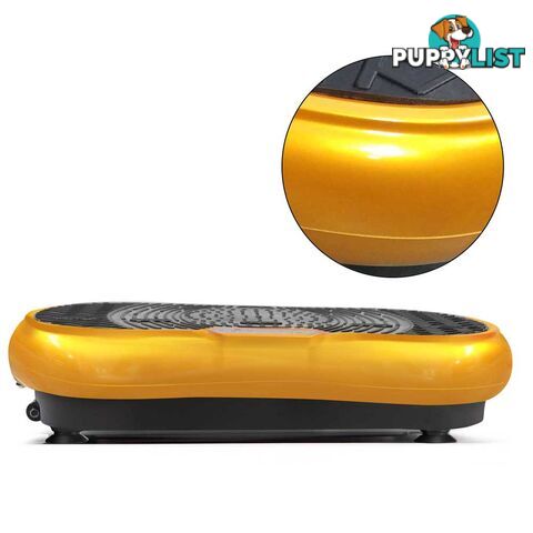 1000W Vibrating Plate with Roller Wheels - Gold