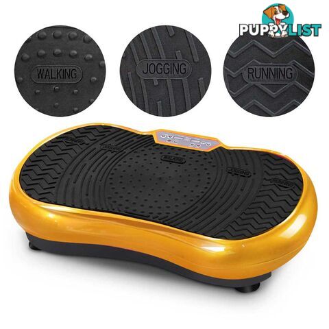 1000W Vibrating Plate with Roller Wheels - Gold