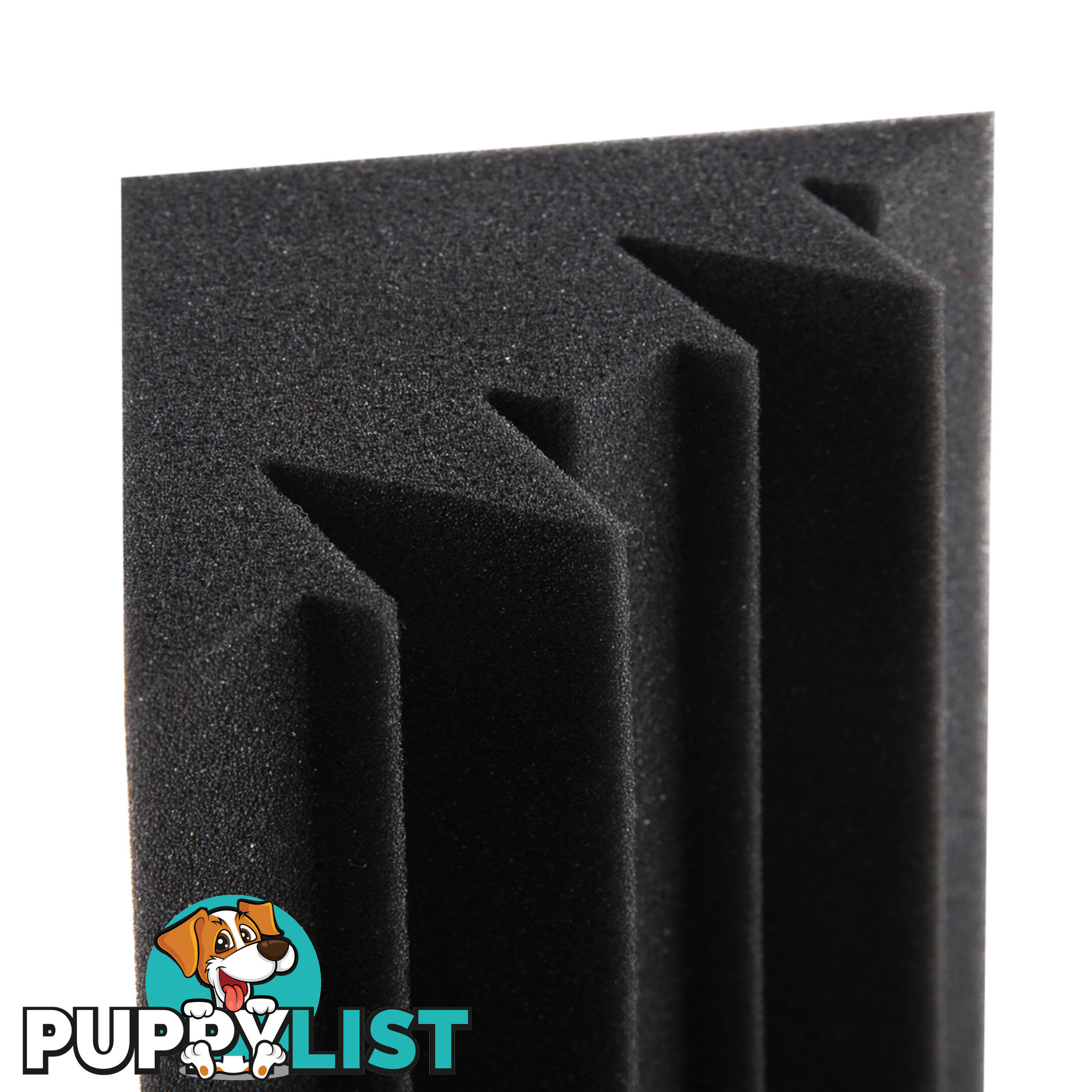 Set of 20 Studio Corner Bass Trap Acoustic Foam Black