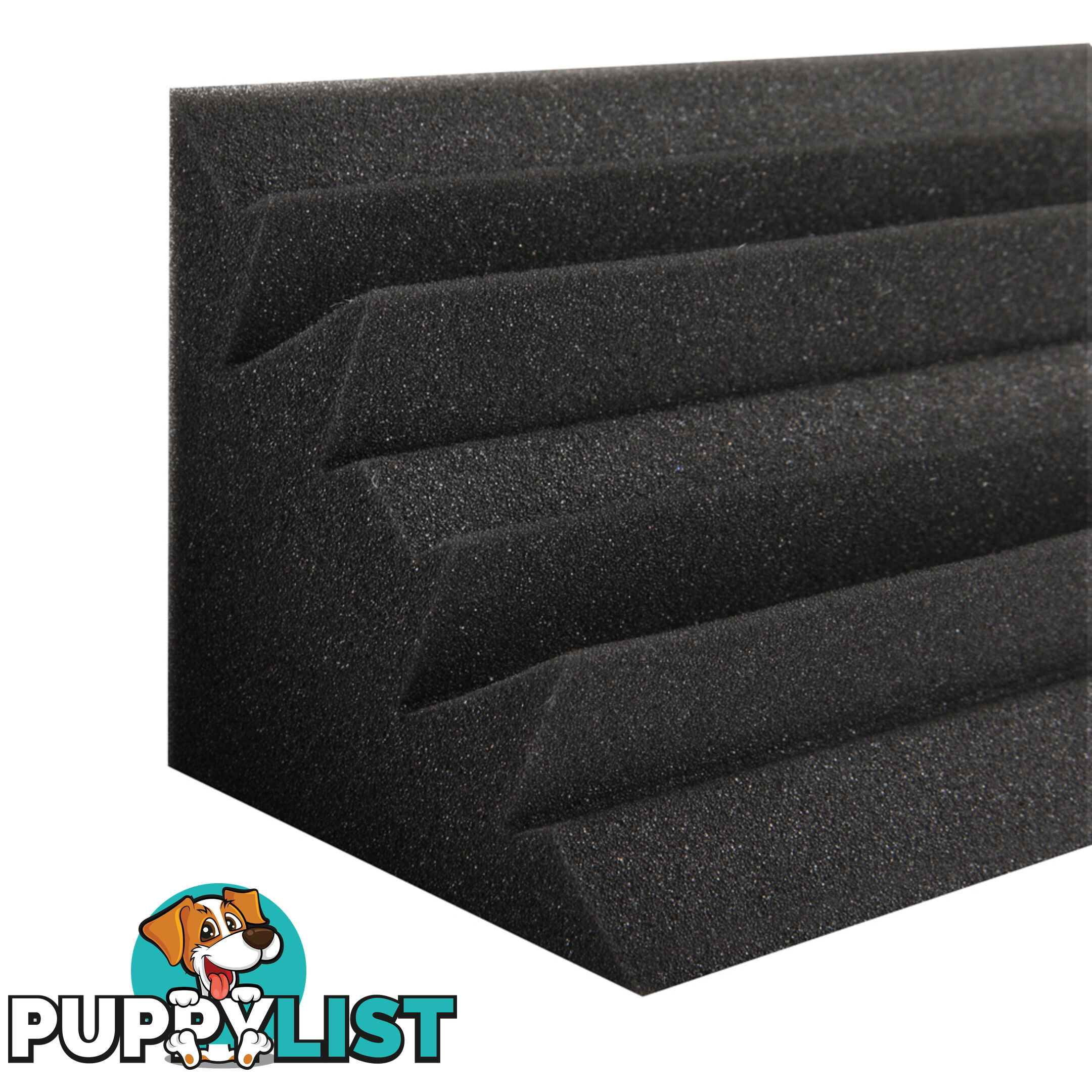 Set of 20 Studio Corner Bass Trap Acoustic Foam Black