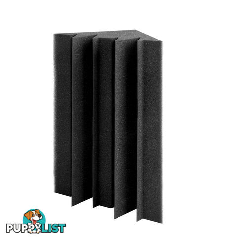 Set of 20 Studio Corner Bass Trap Acoustic Foam Black