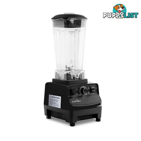 2-in-1 Food Processor & Blender 2L - Black