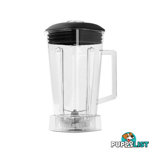 2-in-1 Food Processor & Blender 2L - Black