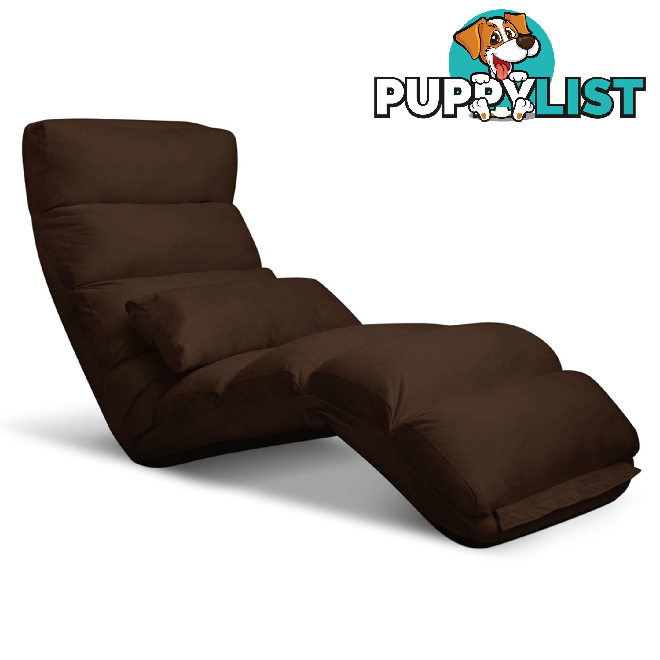 Lounge Sofa Chair - 75 Adjustable Angles _ Brown