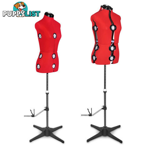 Adjustable Dressmaking Mannequin SZ8-14 - Red