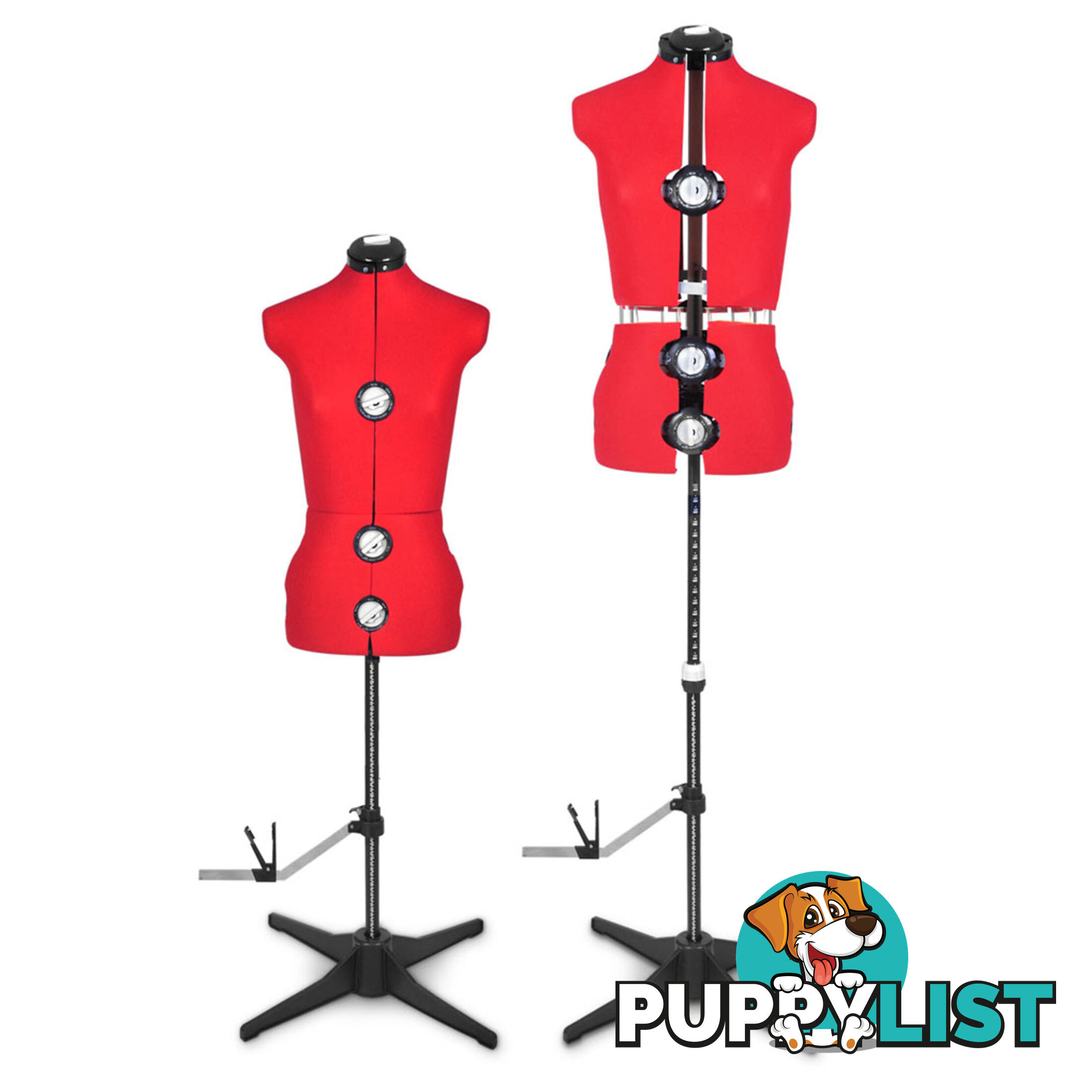 Adjustable Dressmaking Mannequin SZ8-14 - Red