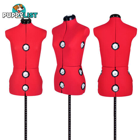 Adjustable Dressmaking Mannequin SZ8-14 - Red