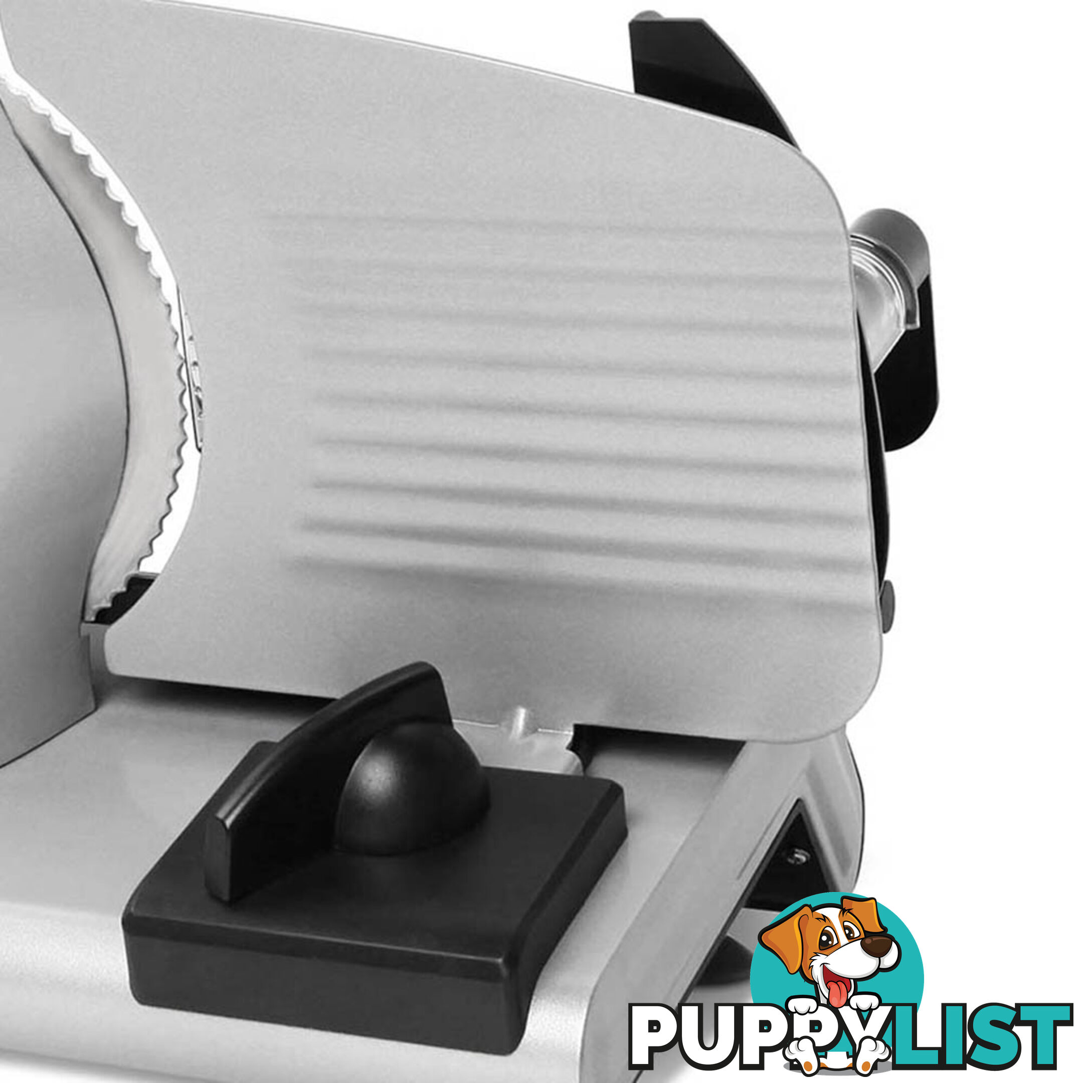 150W  Meat Slicer with Stainless Steel Blade - Silver