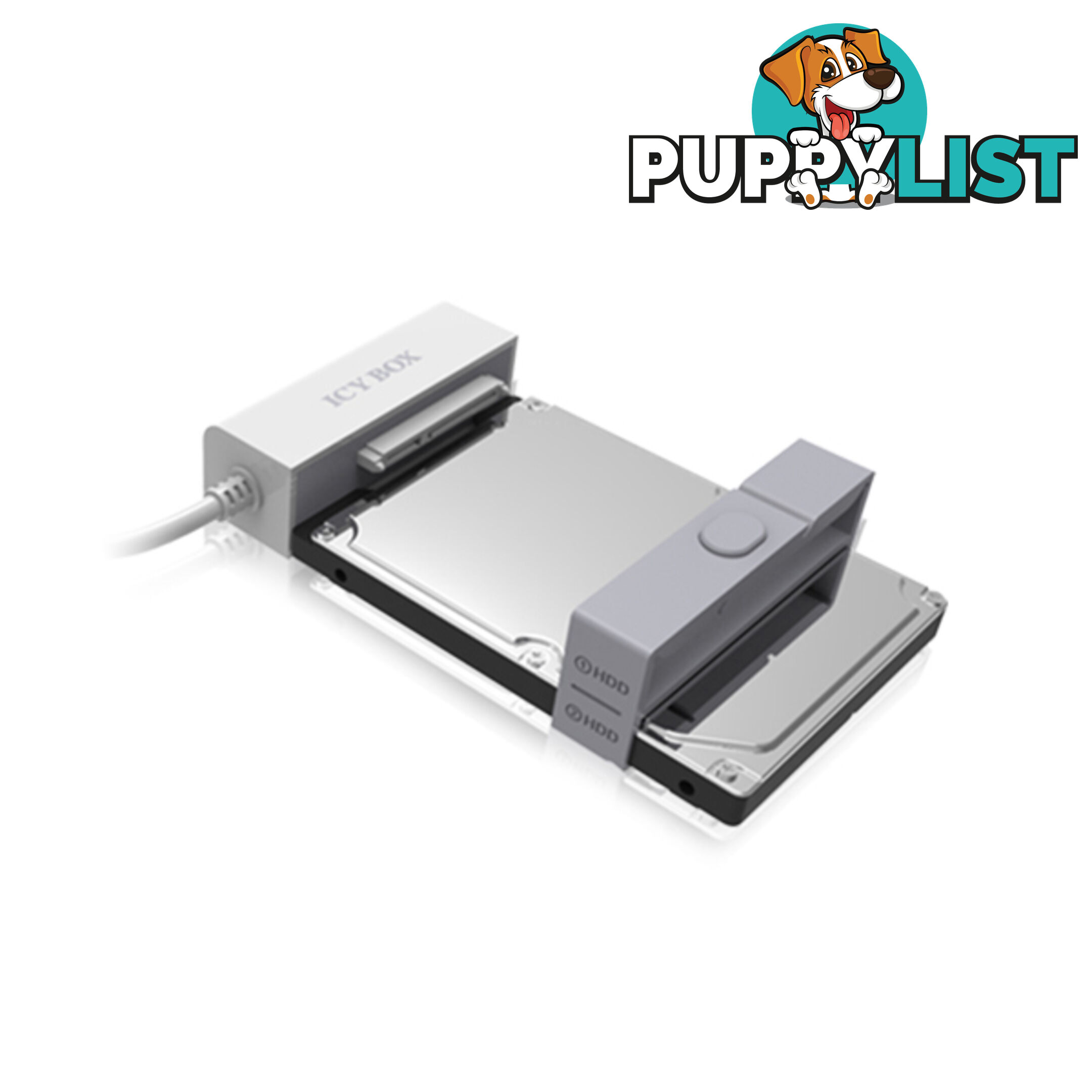 ICY BOX (IB-AC622-U3)Dual-Adapter 2.5" SATA HDD/SSD USB 3.0 Host JBOD Function