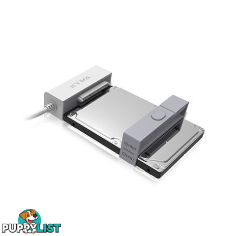 ICY BOX (IB-AC622-U3)Dual-Adapter 2.5" SATA HDD/SSD USB 3.0 Host JBOD Function