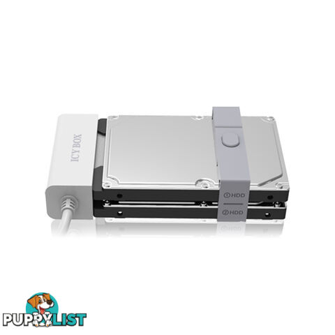 ICY BOX (IB-AC622-U3)Dual-Adapter 2.5" SATA HDD/SSD USB 3.0 Host JBOD Function