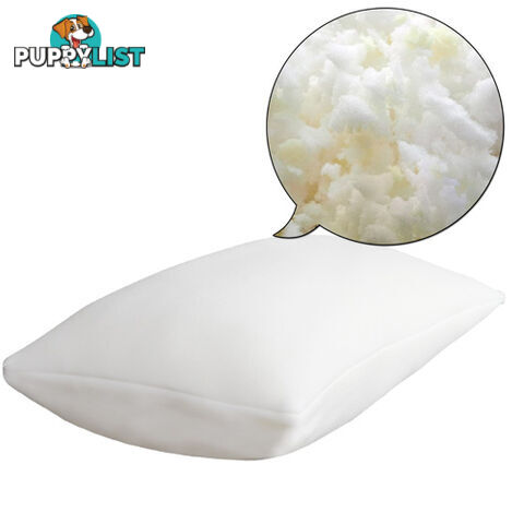 Set of 2 Memory Foam Pillows