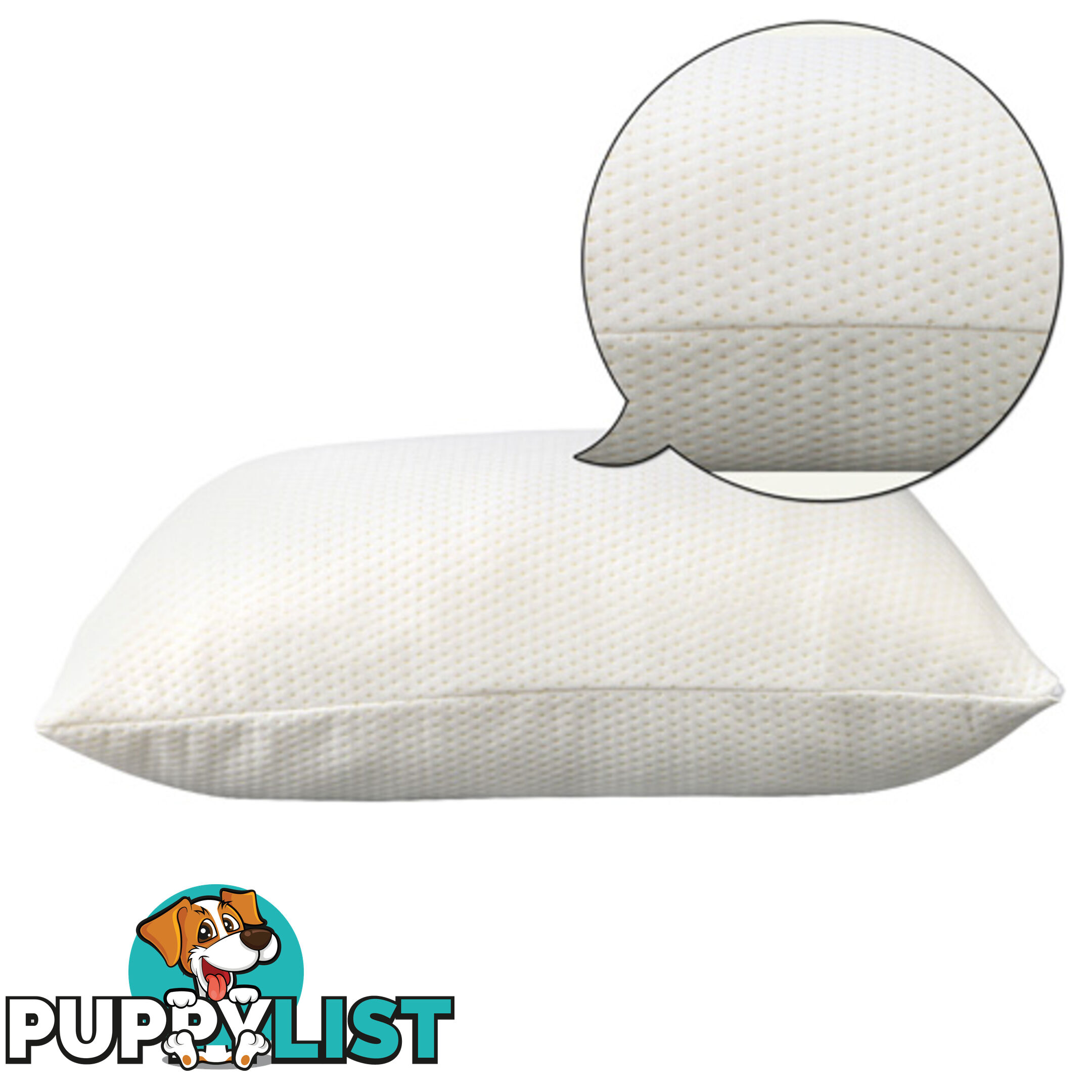 Set of 2 Memory Foam Pillows