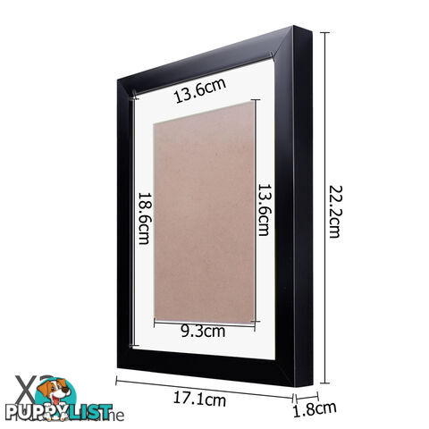 11 pcs Photo Frames Set Wall Black