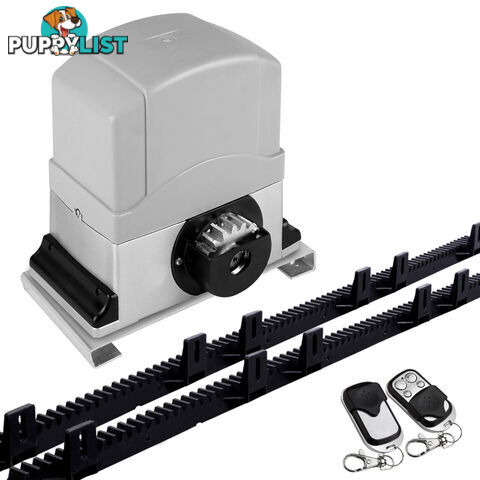 Motor Powered Auto Sliding Gate Opener w/ 1m Rail