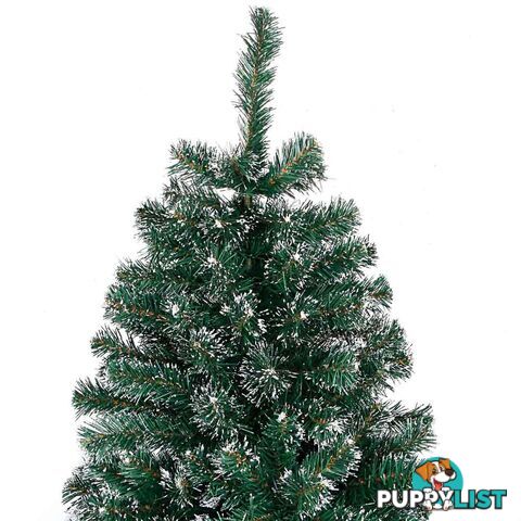 Snowy Christmas Tree 180cm Green