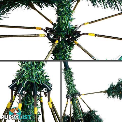 Snowy Christmas Tree 180cm Green