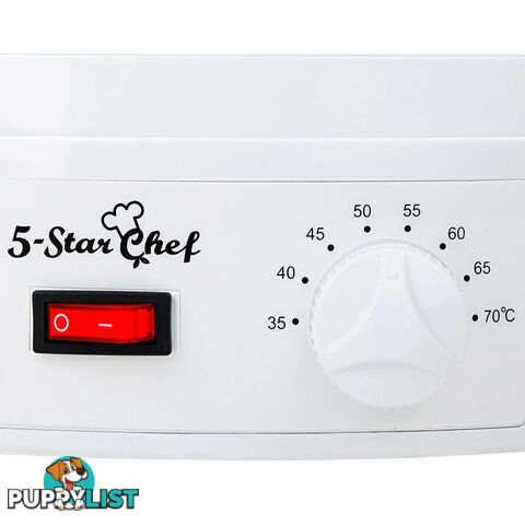 5 Trays Food Dehydrator White