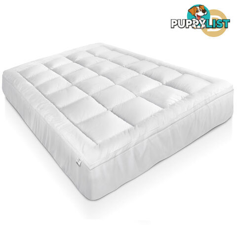 Duck Feather & Down Pillowtop Matress Topper - Double