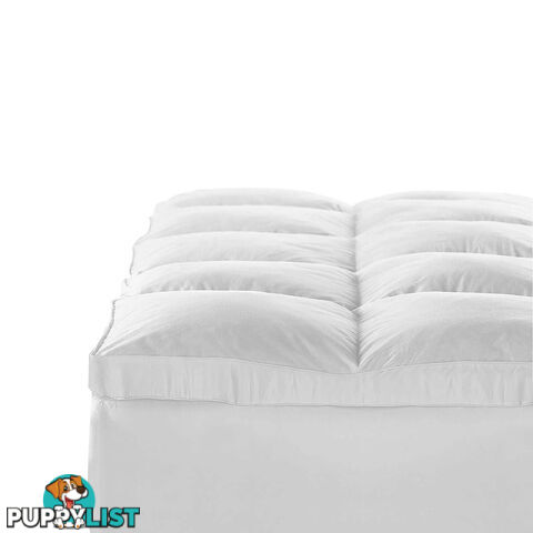 Duck Feather & Down Pillowtop Matress Topper - Double