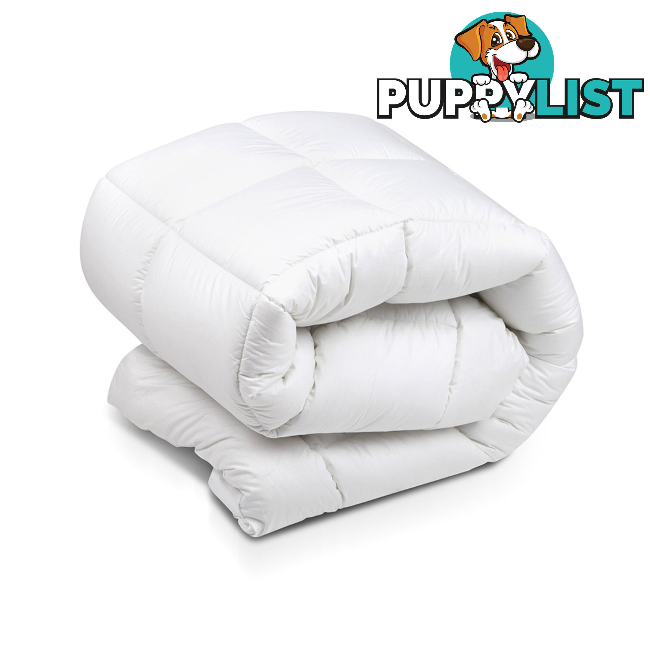 Duck Feather & Down Pillowtop Matress Topper - Double