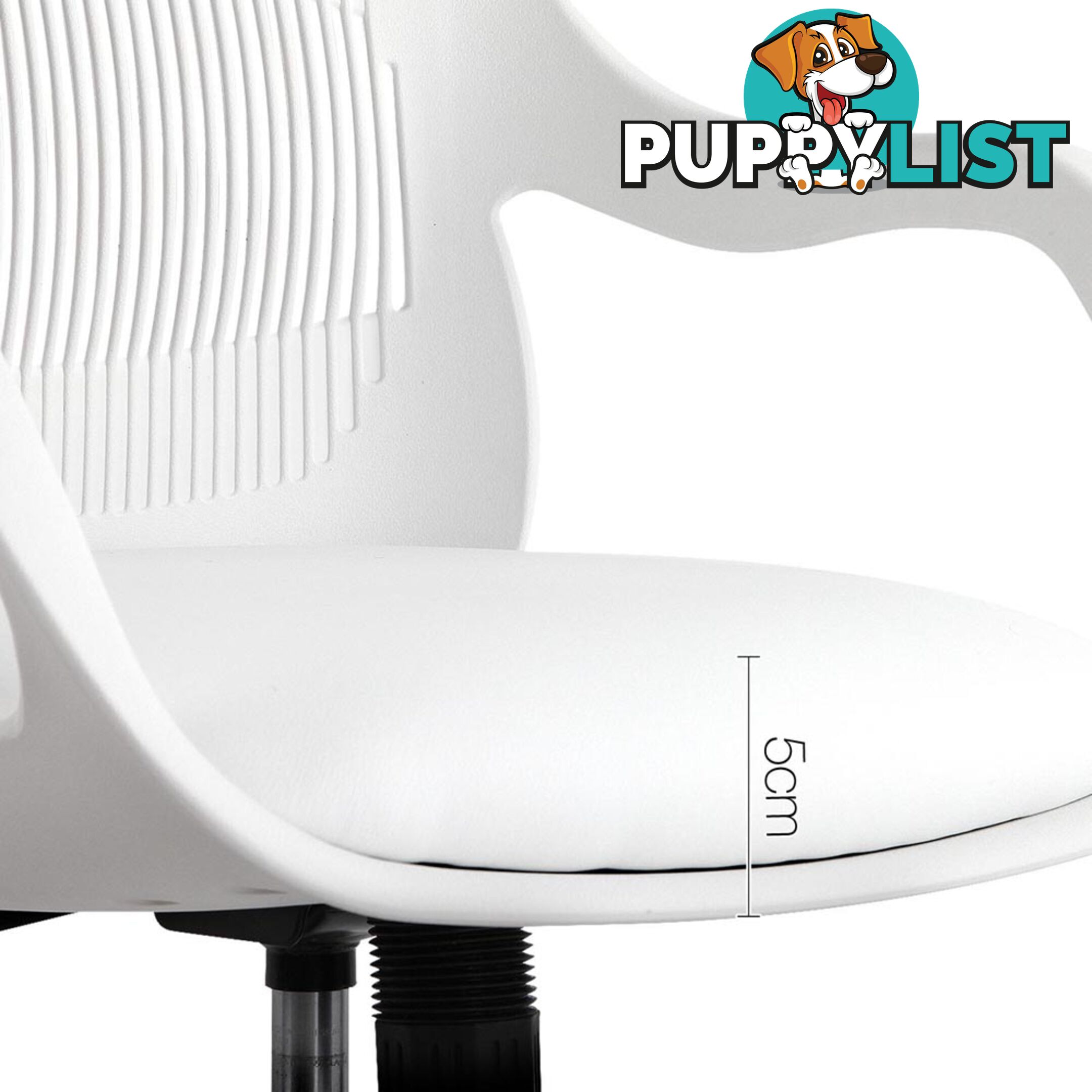 Modern Office Desk Chair  - White