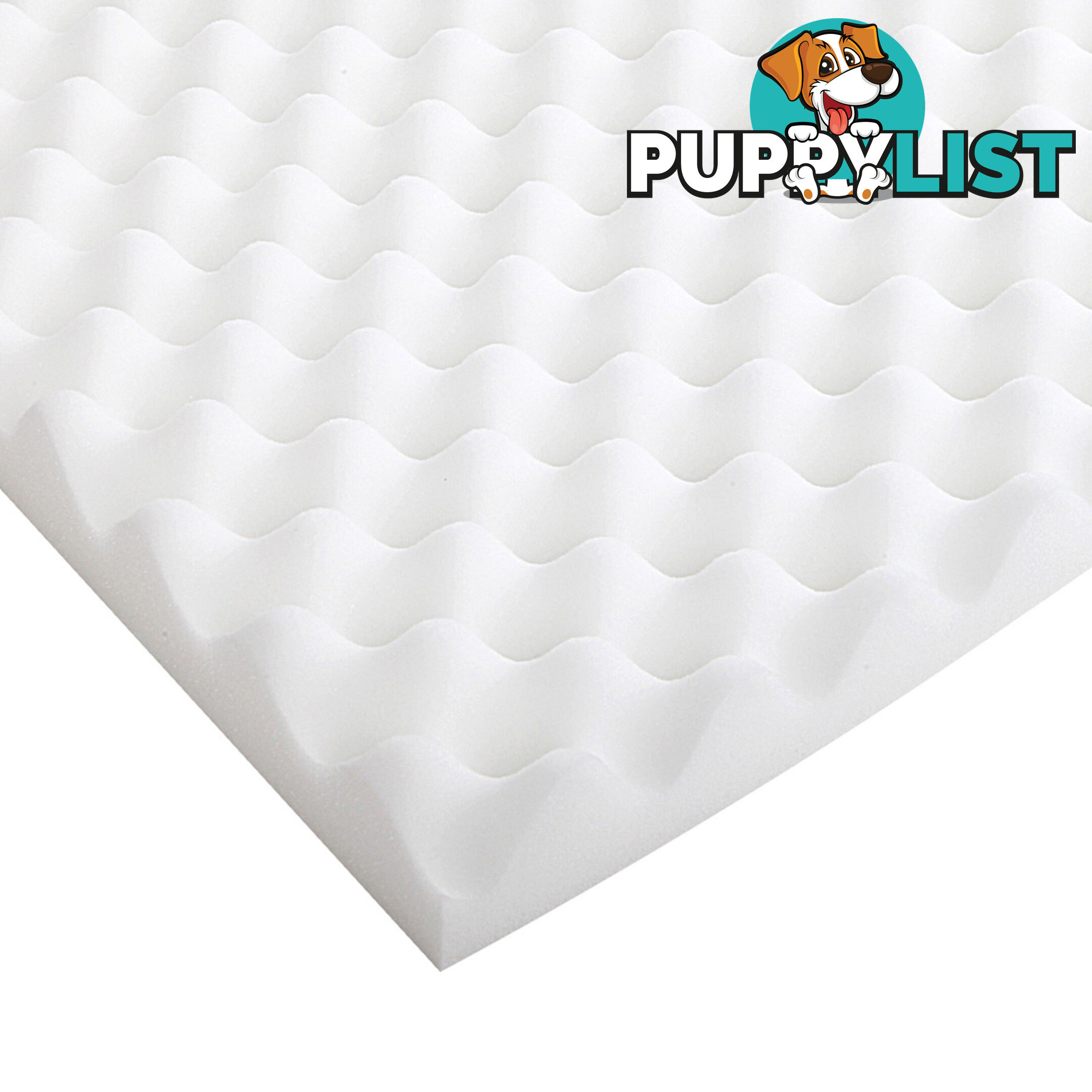 Deluxe Egg Crate Mattress Topper 5 cm Underlay Protector Single