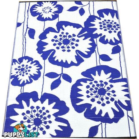 GODETIA Rug Purple & White 150x210cm