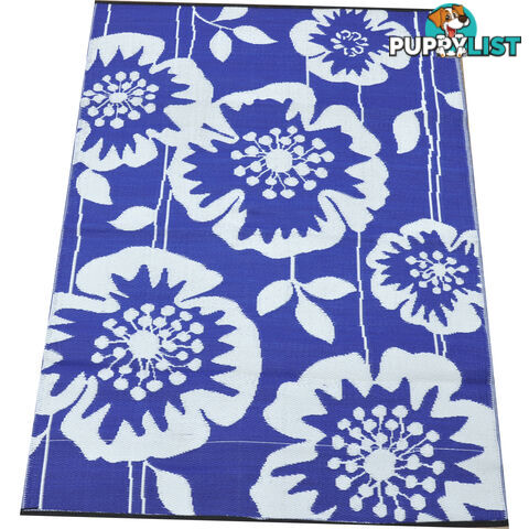 GODETIA Rug Purple & White 150x210cm