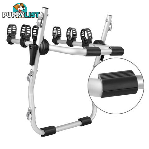 Foldable Aluminium Strap-On 3 Bicycle Bike Rack Carrier